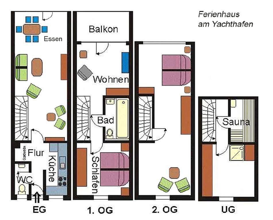Ferienhaus Suedblick Am Yachthafen Breege Ngoại thất bức ảnh